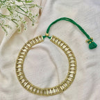 Statement Maya Collar Necklace Boho Indian Inspired Cotton Tassel Back Drape BandsCo Straps