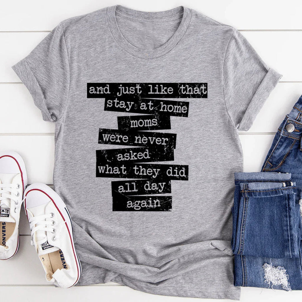 Stay At Home Mom Tee - SJB-DIAMOND ELITES