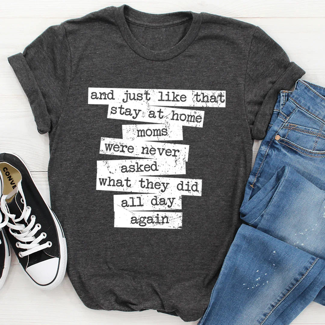 Stay At Home Mom Tee - SJB-DIAMOND ELITES