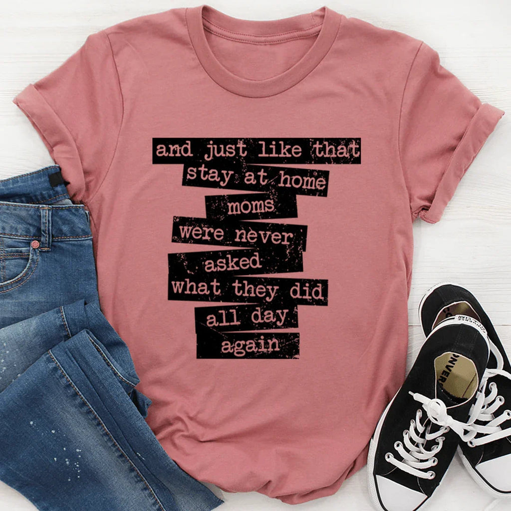 Stay At Home Mom Tee - SJB-DIAMOND ELITES