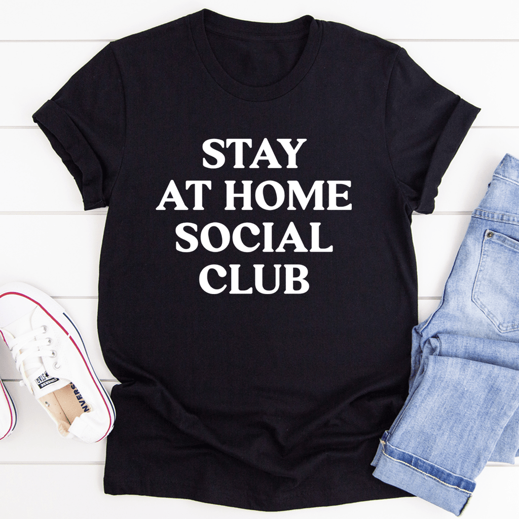 Stay At Home Social Club Tee - SJB-DIAMOND ELITES