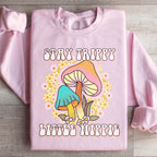 Stay Trippy Little Hippie Mushrooms Sweatshirt Peachy Sunday