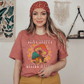 Stay Trippy Little Hippie Mushrooms Tee Peachy Sunday