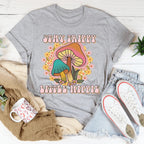 Stay Trippy Little Hippie Mushrooms Tee Peachy Sunday