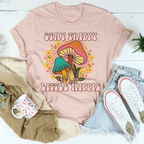 Stay Trippy Little Hippie Mushrooms Tee Peachy Sunday