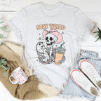 Stay Weird Tee Peachy Sunday
