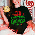 Steal Yourself A Merry Little Grinchmas Tee Peachy Sunday