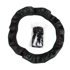 Steering Wheel Cover Braid On The Steering Wheel Cover Auto Car Steering Wheel Cover Wear-resistant Anti-slip Car Accessories Microfiber Breathable Wheel Cover Car Accessories Warm Steering Wheel Cover Winter Cool Summer Cover Interior