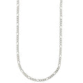 Sterling Silver 2mm Figaro Chain Classic Necklace 18 Inch
