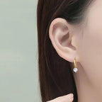 Sterling Silver 925 Moissanite Drop Earrings 1.0cttw (0.5ctx2) Bridal Luxury Fashion Gift BandsCo Straps