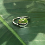 Sterling Silver Full Moon Ring Minimalist Luna Band Size 7 Handmade Peru BandsCo Straps