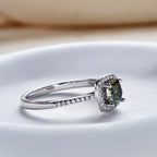 Sterling Silver 3-Piece Moissanite Jewelry Set - 1ct Necklace Ring Earrings BandsCo Straps