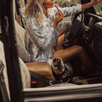 Sterlling Women's Tassel Sequin Jacket Autumn Winter Streewear Rock Stylish Long-sleeved Silver Reflective Jacket Women Outwear Tops Stevvex