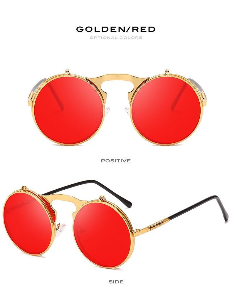 Stlylish And Attractive Long Keeper Sunglasses New Flip Sun Glasses For Men & Women Double Lens Clear Alloy Frame Eyewear Eyeglasses Colourfull Design Stevvex