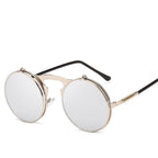 Stlylish And Attractive Long Keeper Sunglasses New Flip Sun Glasses For Men & Women Double Lens Clear Alloy Frame Eyewear Eyeglasses Colourfull Design Stevvex