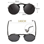 Stlylish And Attractive Long Keeper Sunglasses New Flip Sun Glasses For Men & Women Double Lens Clear Alloy Frame Eyewear Eyeglasses Colourfull Design Stevvex