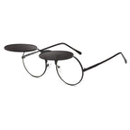Stlylish And Attractive Long Keeper Sunglasses New Flip Sun Glasses For Men & Women Double Lens Clear Alloy Frame Eyewear Eyeglasses Colourfull Design Stevvex