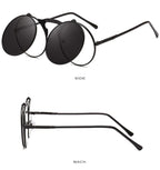 Stlylish And Attractive Long Keeper Sunglasses New Flip Sun Glasses For Men & Women Double Lens Clear Alloy Frame Eyewear Eyeglasses Colourfull Design Stevvex