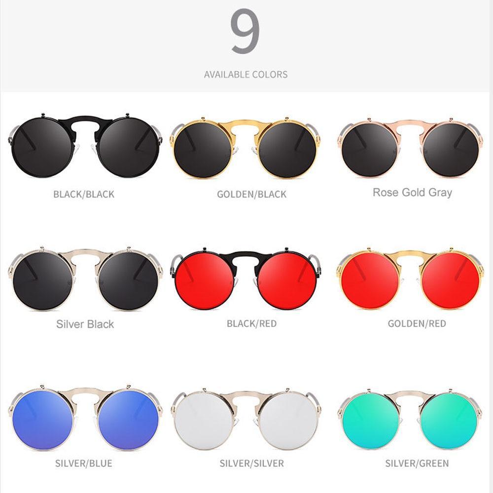 Stlylish And Attractive Long Keeper Sunglasses New Flip Sun Glasses For Men & Women Double Lens Clear Alloy Frame Eyewear Eyeglasses Colourfull Design Stevvex