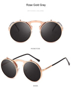 Stlylish And Attractive Long Keeper Sunglasses New Flip Sun Glasses For Men & Women Double Lens Clear Alloy Frame Eyewear Eyeglasses Colourfull Design Stevvex