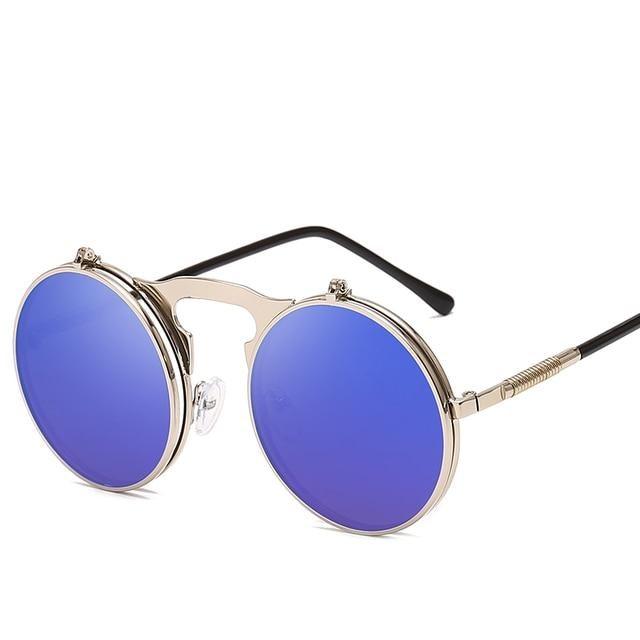 Stlylish And Attractive Long Keeper Sunglasses New Flip Sun Glasses For Men & Women Double Lens Clear Alloy Frame Eyewear Eyeglasses Colourfull Design Stevvex