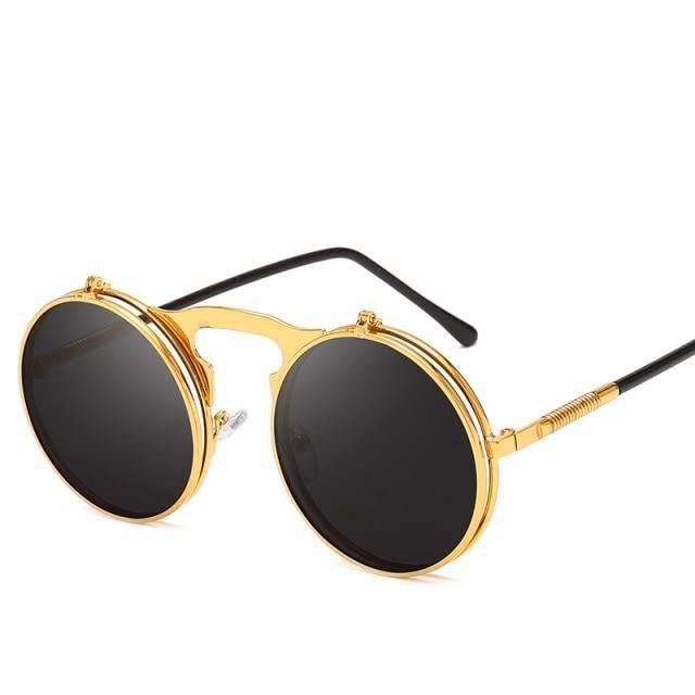 Stlylish And Attractive Long Keeper Sunglasses New Flip Sun Glasses For Men & Women Double Lens Clear Alloy Frame Eyewear Eyeglasses Colourfull Design Stevvex
