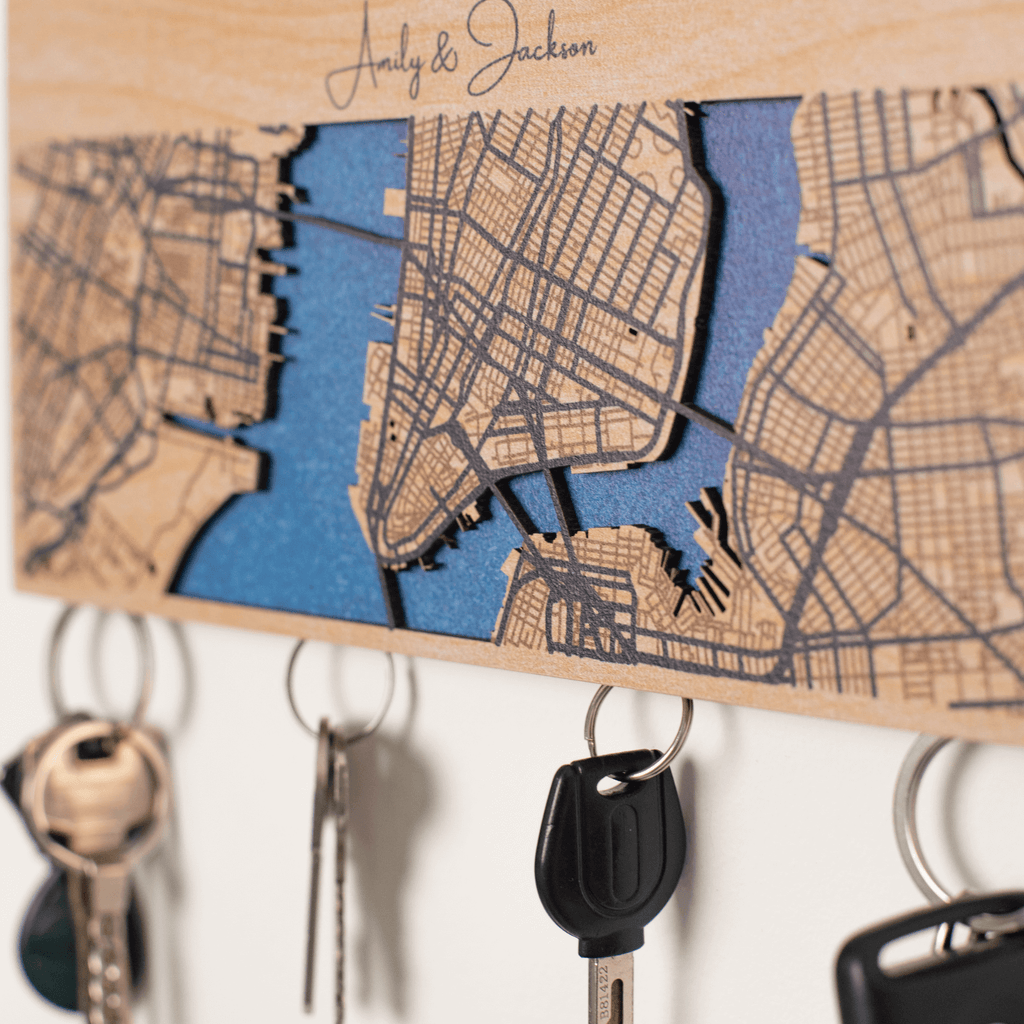 Wooden Key Holder Enjoy The Wood