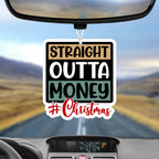 Straight Outta Freshie Hanging Car Air Freshener Scented Decoration For Car Home Office Holiday Gift BandsCo Straps