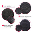 Straight Bob Human Hair Wigs With Bangs Short Brazilian Human Hair Bob Wigs For Woman No Lace Full Machine Made Human Hair Wigs For Black Women Gifts for Girlfriends Stevvex