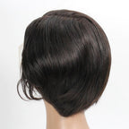 Straight Pixie Cut Wig Side Part Lace Front Human Hair Wigs Pre-plucked for Black Women Brazilian Bob Wig Transparent Lace Wigs Human Hair Wigs For Black Women Gifts for Girlfriends Stevvex