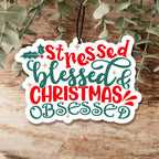 Stressed Blessed Hanging Air Freshener Car Home Office Scented Ornament BandsCo Straps