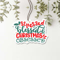 Stressed Blessed Hanging Air Freshener Car Home Office Scented Ornament BandsCo Straps