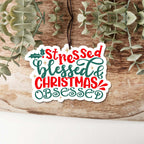 Stressed Blessed Hanging Air Freshener Car Home Office Scented Ornament BandsCo Straps