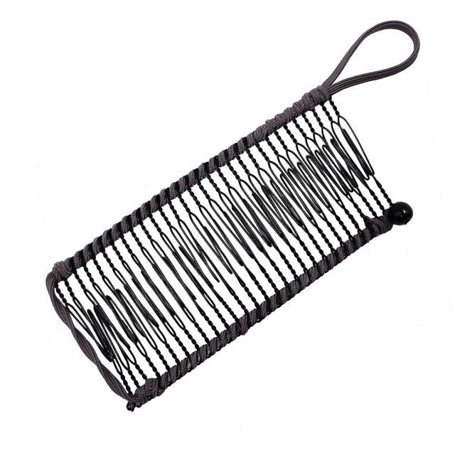 Stretch Banana Clip Double Side Lazy Women Hair Comb Easy Thick Curly Hair Styling Tool Ponytail Mohawk Bun Maker Accessories For Curly Hair Women