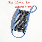 Stretch Banana Clip Double Side Lazy Women Hair Comb Easy Thick Curly Hair Styling Tool Ponytail Mohawk Bun Maker Accessories For Curly Hair Women