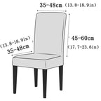 Stretch Bar Stool Slipcover Kitchen Chair Protector with Floral Pattern Spandex Chair Seat Cover for Home Classic Stretch Chair Covers Dining Room Elastic Slipcover For Chairs Kitchen Spandex Case Living Room Office Home Decoration Stevvex