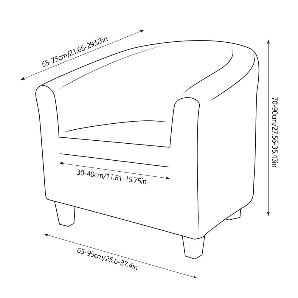 Stretch Cover for Armchair Sofa Couch Living Room 1 Seat Sofa Couch Armchair Cover Elastic Sofa Slipcover Single Seater Furniture Couch Armchair Cover Stevvex