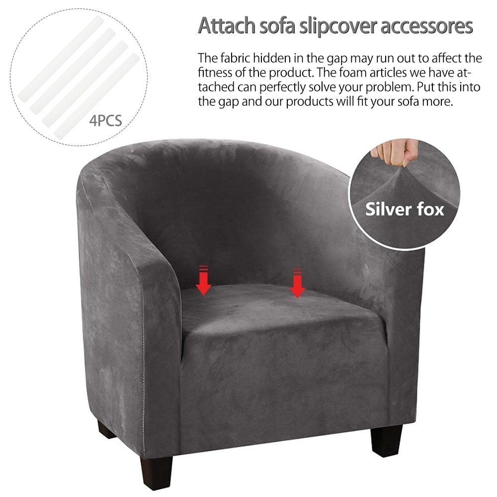 Stretch Cover for Armchair Sofa Couch Living Room 1 Seat Sofa Couch Armchair Cover Elastic Sofa Slipcover Single Seater Furniture Couch Armchair Cover Stevvex