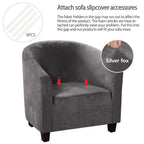 Stretch Cover for Armchair Sofa Couch Living Room 1 Seat Sofa Couch Armchair Cover Elastic Sofa Slipcover Single Seater Furniture Couch Armchair Cover Stevvex