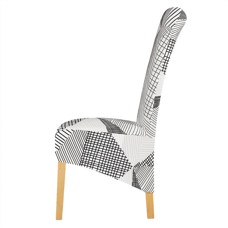 Stretch XL Size Chair Cover Big Elastic Seat Chair Covers Painting Slipcovers Restaurant Banquet Dining Home Party Decoration Chairs Protector Covers Seat Slipcover With Elastic Band For Dining Room Wedding Ceremony Banquet Stevvex