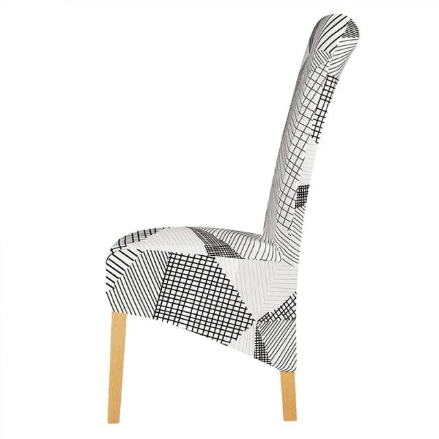 Stretch XL Size Chair Cover Big Elastic Seat Chair Covers Painting Slipcovers Restaurant Banquet Dining Home Party Decoration Chairs Protector Covers Seat Slipcover With Elastic Band For Dining Room Wedding Ceremony Banquet Stevvex