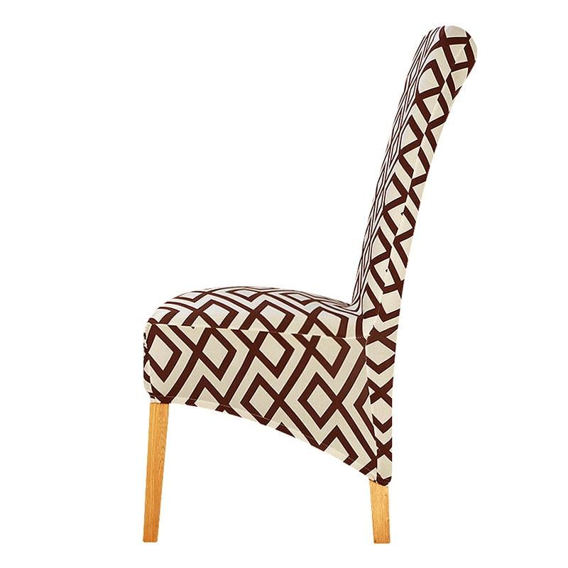 Stretch XL Size Chair Cover Big Elastic Seat Chair Covers Painting Slipcovers Restaurant Banquet Dining Home Party Decoration Chairs Protector Covers Seat Slipcover With Elastic Band For Dining Room Wedding Ceremony Banquet Stevvex