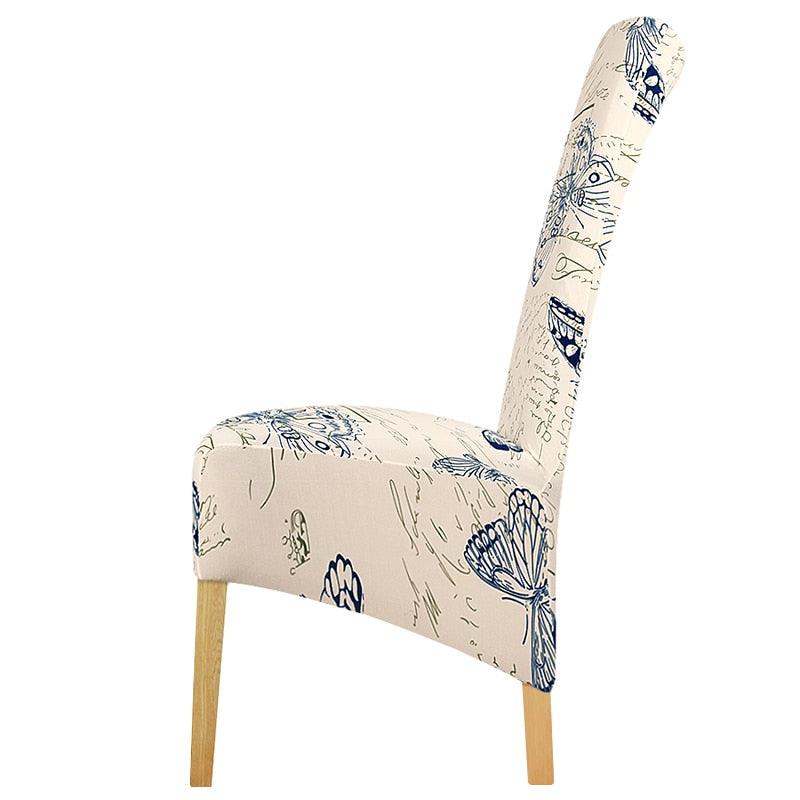 Stretch XL Size Chair Cover Big Elastic Seat Chair Covers Painting Slipcovers Restaurant Banquet Dining Home Party Decoration Chairs Protector Covers Seat Slipcover With Elastic Band For Dining Room Wedding Ceremony Banquet Stevvex