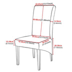 Stretch XL Size Chair Cover Big Elastic Seat Chair Covers Painting Slipcovers Restaurant Banquet Dining Home Party Decoration Chairs Protector Covers Seat Slipcover With Elastic Band For Dining Room Wedding Ceremony Banquet Stevvex