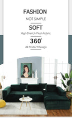 Stretchable Couch Cover Lounge  Sofa Slipcover  Furniture Cover Machine Washable Elasticated Sofa Covers Chaise Longue For Living Room Corner Armchair Elastic Cushion Couch Furniture 3 Seater Slipcover For Home Stevvex