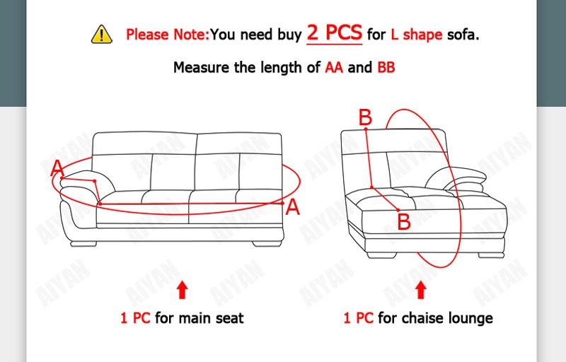 Stretchable Couch Cover Lounge  Sofa Slipcover  Furniture Cover Machine Washable Elasticated Sofa Covers Chaise Longue For Living Room Corner Armchair Elastic Cushion Couch Furniture 3 Seater Slipcover For Home Stevvex