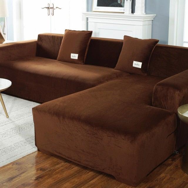 Stretchable Couch Cover Lounge  Sofa Slipcover  Furniture Cover Machine Washable Elasticated Sofa Covers Chaise Longue For Living Room Corner Armchair Elastic Cushion Couch Furniture 3 Seater Slipcover For Home Stevvex