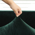 Stretchable Couch Cover Lounge  Sofa Slipcover  Furniture Cover Machine Washable Elasticated Sofa Covers Chaise Longue For Living Room Corner Armchair Elastic Cushion Couch Furniture 3 Seater Slipcover For Home Stevvex