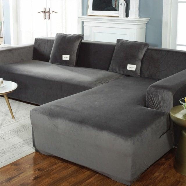 Stretchable Couch Cover Lounge  Sofa Slipcover  Furniture Cover Machine Washable Elasticated Sofa Covers Chaise Longue For Living Room Corner Armchair Elastic Cushion Couch Furniture 3 Seater Slipcover For Home Stevvex