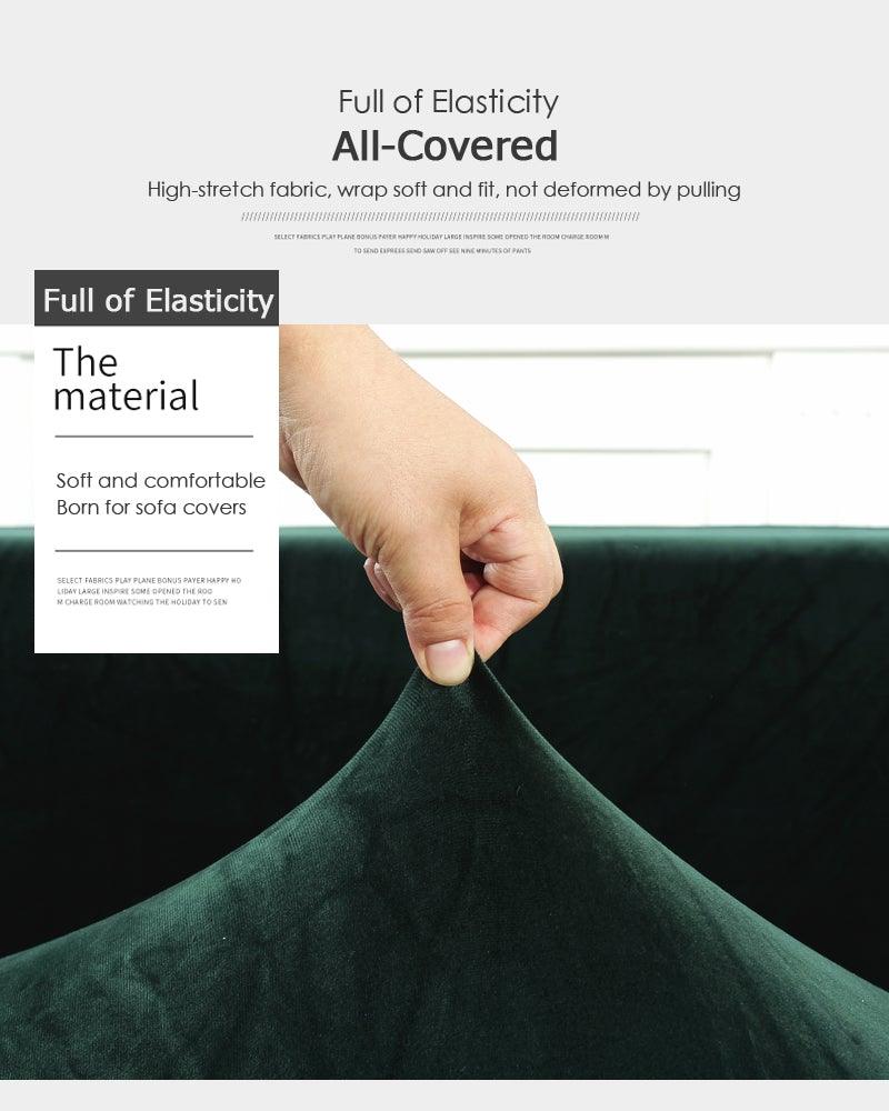 Stretchable Couch Cover Lounge  Sofa Slipcover  Furniture Cover Machine Washable Elasticated Sofa Covers Chaise Longue For Living Room Corner Armchair Elastic Cushion Couch Furniture 3 Seater Slipcover For Home Stevvex